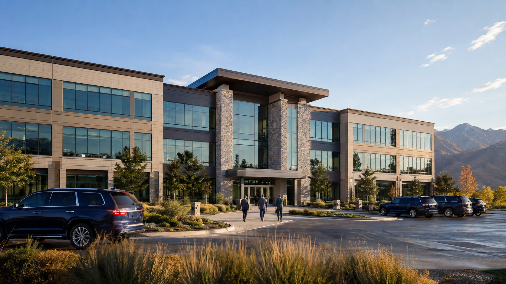 Representative view of an established Aquila corporate headquarters and regional fleet